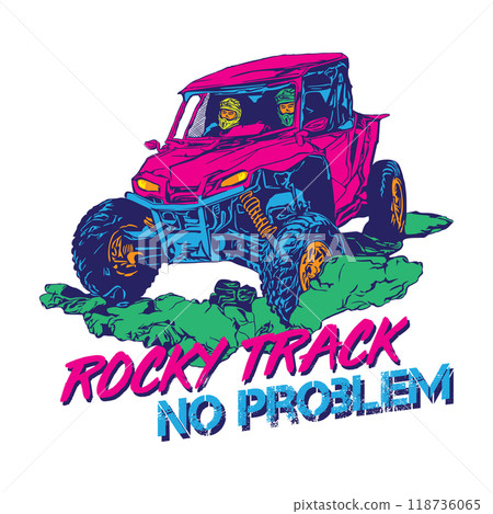 Buggy Extreme Adventure Trip Race Sport vector illustration, good for team and racing club logo also t shirt design Buggy Extreme Adventure Trip Race Sport vector illustration, good for team and racing club logo also t shirt design 118736065