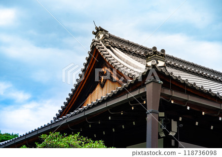 Kinkakuji temple, also called Golden Pavilion in Kyoto, Japan 118736098