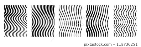 Wavy lines pattern 118736251