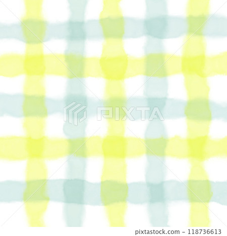 Green Yellow Gingham Check Hand Drawn Pattern Background Overlay Green Yellow Gingham Check Hand Drawn Pattern Background Overlay 118736613