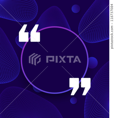 quote box, quotation frame vector design 118737084