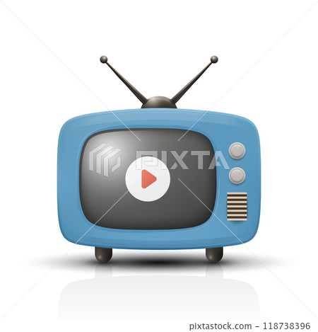 Vector 3D Realistic Retro TV Set Icon. Retro TV Symbol for Web, App, Logo, UI. Retro TV Design Template, Clipart, Illustration for Branding Vector 3D Realistic Retro TV Set Icon. Retro TV Symbol for Web, App, Logo, UI. Retro TV Design Template, Clipart, Illustration for Branding 118738396