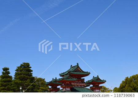 平安神宮與藍天京都 118739063