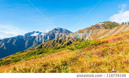 秋季攀登唐松山(從八方山眺望鹿島弓岳、五龍山、唐松山) 秋季攀登唐松山(從八方山眺望鹿島弓岳、五龍山、唐松山) 118739199