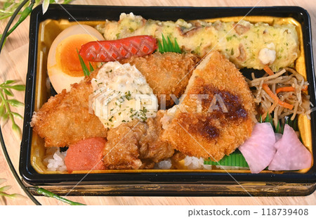 A colorful lunch box A colorful lunch box 118739408
