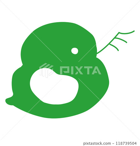 Simple illustration of Daphnia (microorganism) 118739504