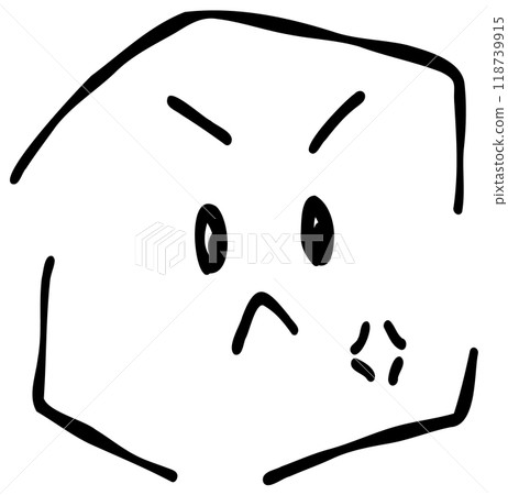 本設計採用手寫表情和表情符號來表達憤怒。這些材料以鋼筆畫的風格繪製 本設計採用手寫表情和表情符號來表達憤怒。這些材料以鋼筆畫的風格繪製 118739915