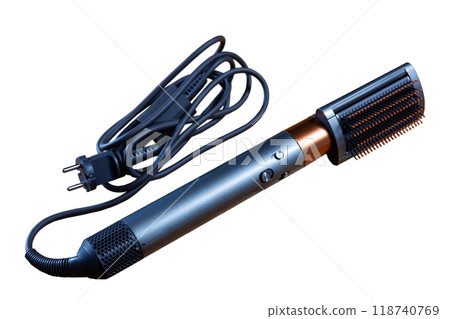 Electric appliance for drying, combing and straightening hair, comb attachment 118740769