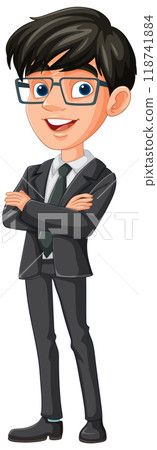 Confident Businessman in Suit 118741884