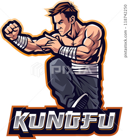 Kungfu esport mascot 118742250