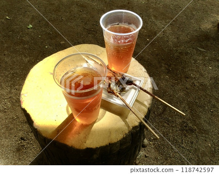 A drink at the Autumn Festival A drink at the Autumn Festival 118742597