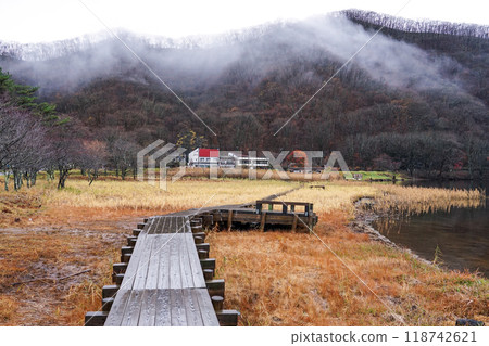 Foggy Lake Haruna (Harunakomachi, Takasaki City, Gunma Prefecture) Foggy Lake Haruna (Harunakomachi, Takasaki City, Gunma Prefecture) 118742621