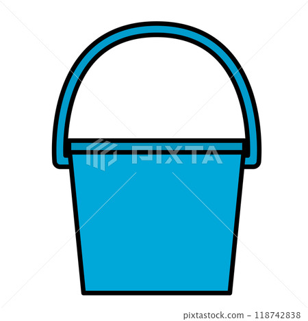A simple illustration of a bucket 118742838