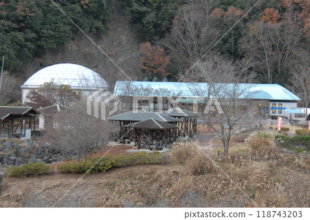 Roadside Station Yamanashi-5 Distant view of Shimobe (Minobu Town, Minamikoma District, Yamanashi Prefecture) 118743203