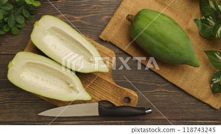 Blue Papaya 118743245