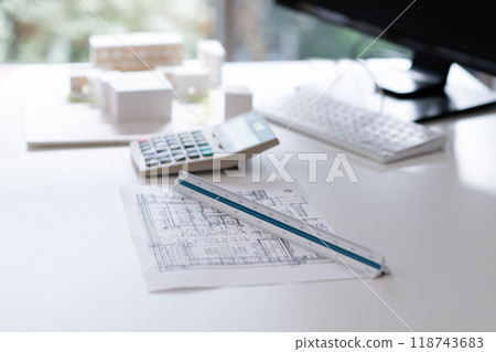 Construction management/architect/desk work Construction management/architect/desk work 118743683
