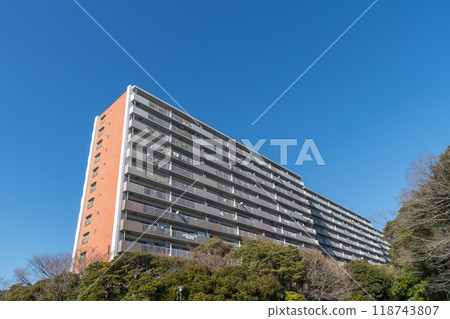 Mansion in the blue sky Mansion in the blue sky 118743807