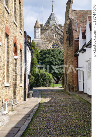 The beautiful streetscape of Rye, East Sussex 118744576