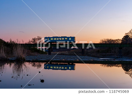 Hongo, Kakegawa City, Shizuoka Prefecture Tenryu Hamanako Railway and scenery along the line 118745069