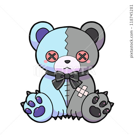 Light blue teddy bear Light blue teddy bear 118745281