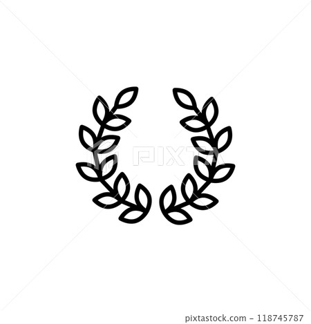 Laurel wreath icon 118745787