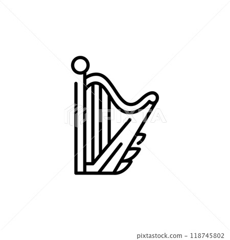 Harp icon Harp icon 118745802
