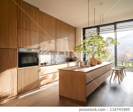 新建房屋形象材：現代廚房 118745900