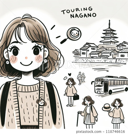 去長野旅行的女孩 118746616