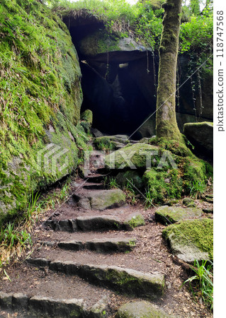 The Cave of Artus in the Huelgoat forest 118747568