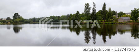 The lake of Huelgoat in Brittany The lake of Huelgoat in Brittany 118747570