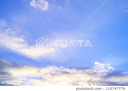 Blue sky and cloud image 118747779