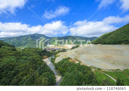 2024 年 9 月 秋田郡夢仙院大橋大壩施工現場 2024 年 9 月 秋田郡夢仙院大橋大壩施工現場 118748065
