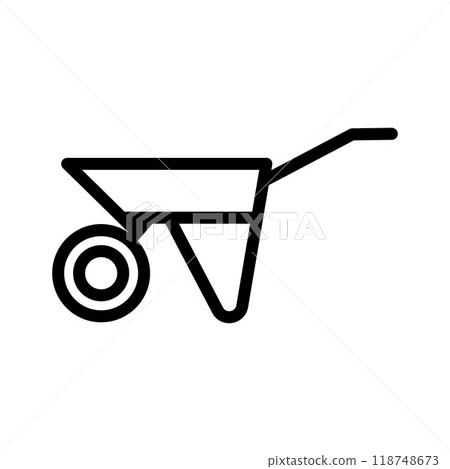 Nice Trolley Garden Icon Design Nice Trolley Garden Icon Design 118748673