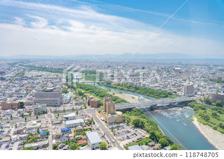 [群馬縣] 群馬縣政府/展望室：南面景觀 118748705