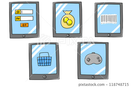 Loose and simple smartphone set 3 - solid color 118748715