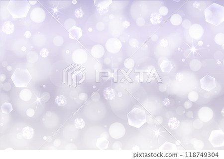 Abstract and fantastic glittering simple background wallpaper illustration texture that shines like falling snow [Purple] 118749304