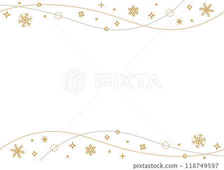 Snowflake decoration frame, winter image design Snowflake decoration frame, winter image design 118749597
