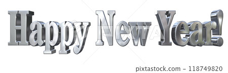 3DCG角色「新年快樂/新年快樂」銀、銀 118749820