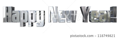 3DCG角色「新年快樂/新年快樂」銀、銀 118749821