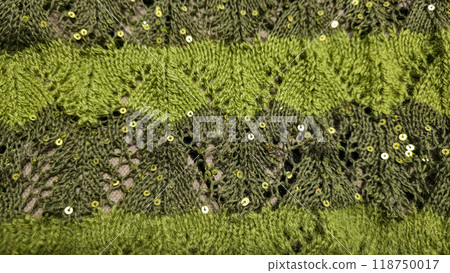 Handmade knitted items. Knitted fabric made of colored threads. cardigan pattern 118750017
