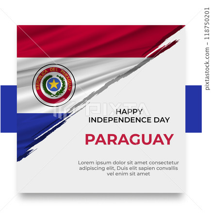 social media post templates with the theme of world countries' independence day 118750201