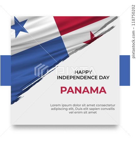 social media post templates with the theme of world countries' independence day 118750202