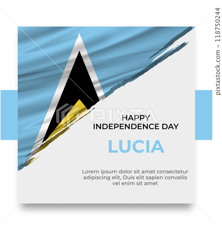 social media post templates with the theme of world countries' independence day 118750244