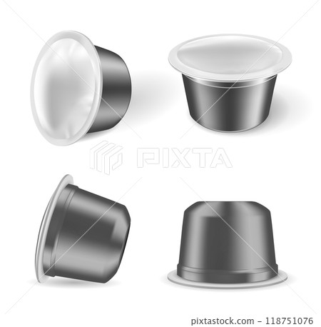 Coffee capsules for coffee machines 118751076