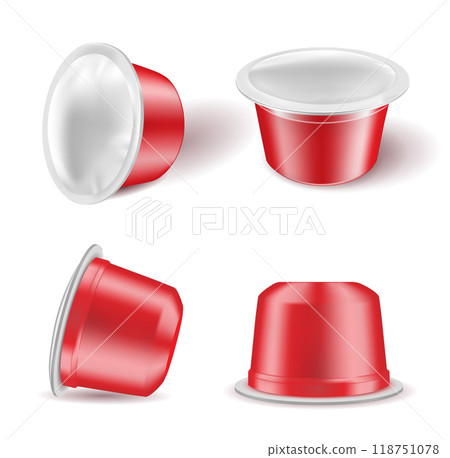 Coffee capsules for coffee machines 118751078