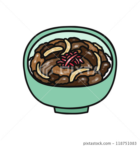 beef bowl  118751083
