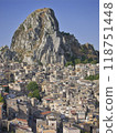 View on Caltabellotta in the south of Sicily, Italy 118751448