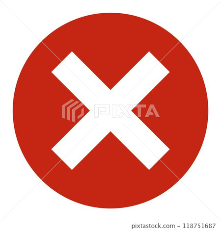 Close or delete symbol. Close, cancellation, wrong and reject symbol. Cross sign for apps and web interfaces, infographics, presentations, marketing Close or delete symbol. Close, cancellation, wrong and reject symbol. Cross sign for apps and web interfaces, infographics, presentations, marketing 118751687