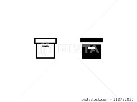 Simple archive icon 118752035