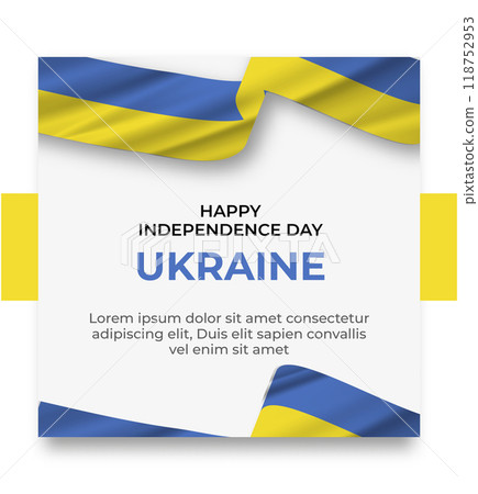 social media post templates with the theme of world countries' independence day 118752953